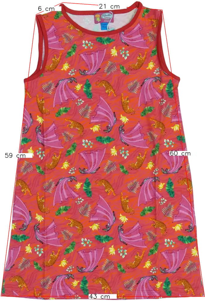 Rózsaszín Rosalita Ruha EU 116 / UK 6 év / US 6 év/S