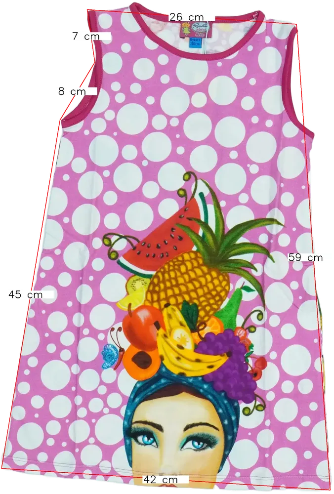 Rózsaszín Rosalita Ruha EU 116 / UK 6 év / US 6 év/S