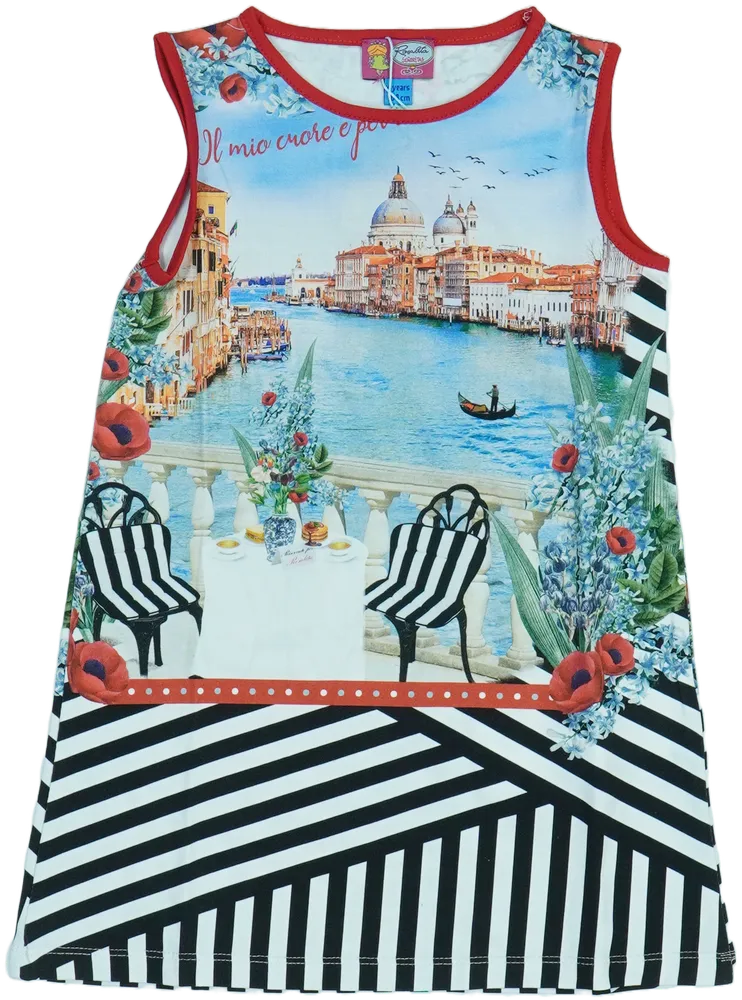 Kék Rosalita Tunika EU 104 / UK 4 év / US 4T/XS