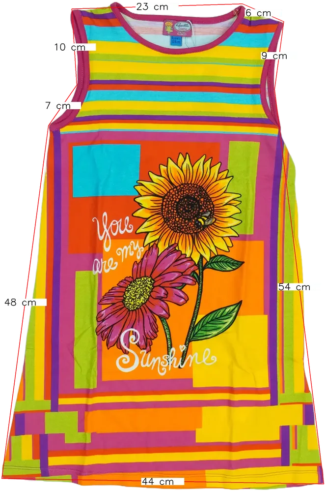 Többszínű Rosalita Ruha EU 128 / UK 8 év / US 8 év/M