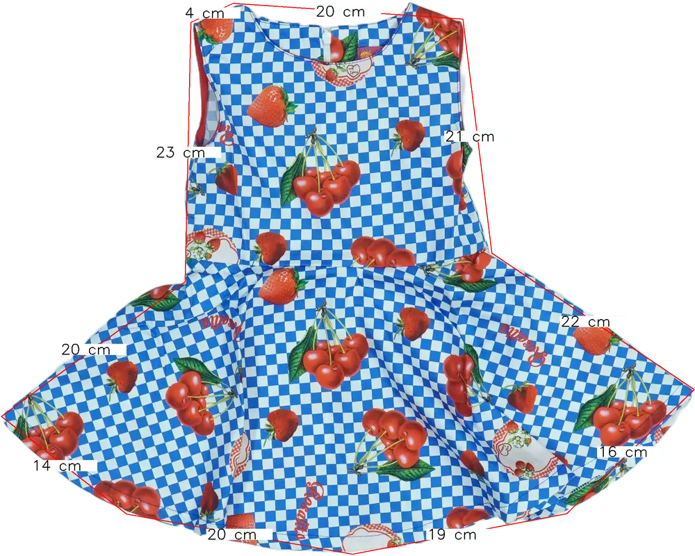 Többszínű Rosalita Ruha EU 104 / UK 4 év / US 4T/XS