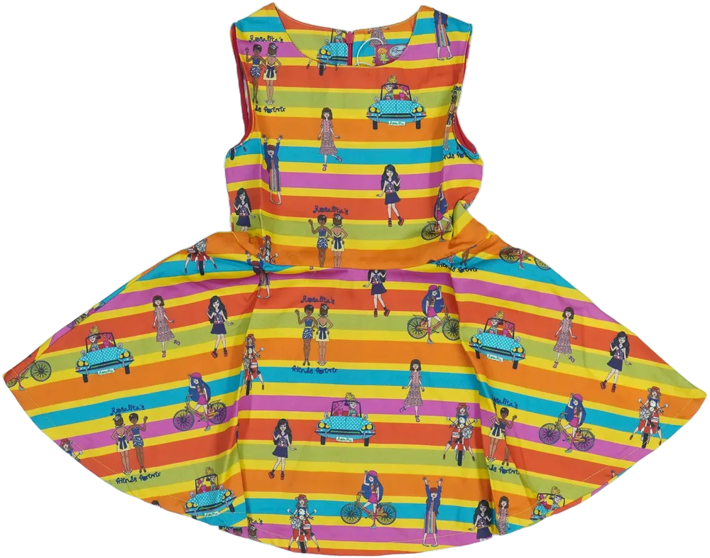 Többszínű Rosalita Ruha EU 116 / UK 6 év / US 6 év/S
