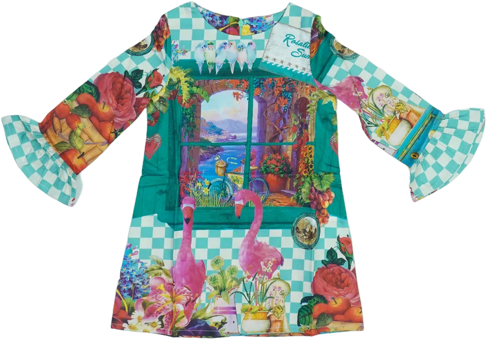 Többszínű Rosalita Ruha EU 116 / UK 6 év / US 6 év/S