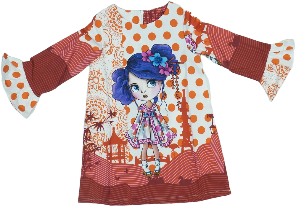 Többszínű Rosalita Ruha EU 116 / UK 6 év / US 6 év/S