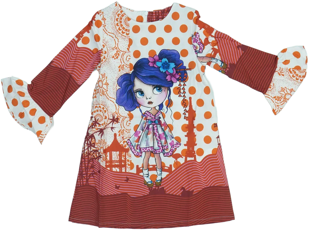 Többszínű Rosalita Ruha EU 128 / UK 8 év / US 8 év/M