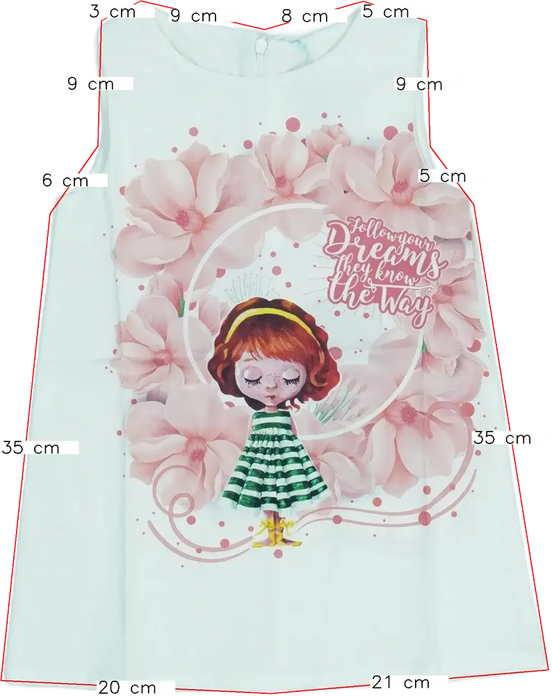 Fehér Rosalita Ruha EU 104 / UK 4 év / US 4T/XS