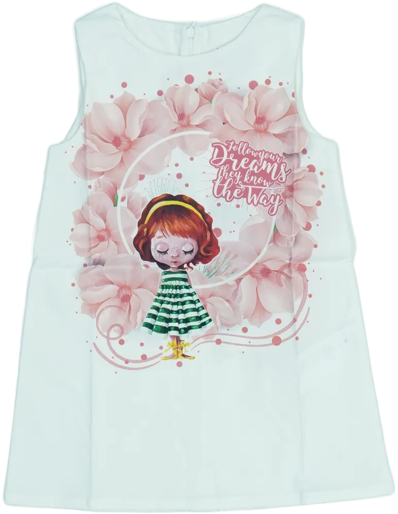 Fehér Rosalita Ruha EU 116 / UK 6 év / US 6 év/S