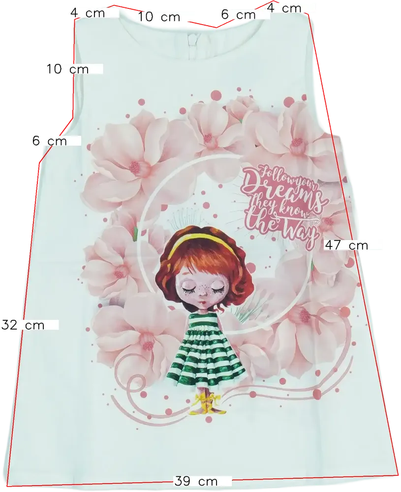 Fehér Rosalita Ruha EU 98 / UK 3 év / US 3T