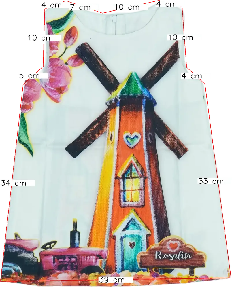 Fehér Rosalita Ruha EU 98 / UK 3 év / US 3T