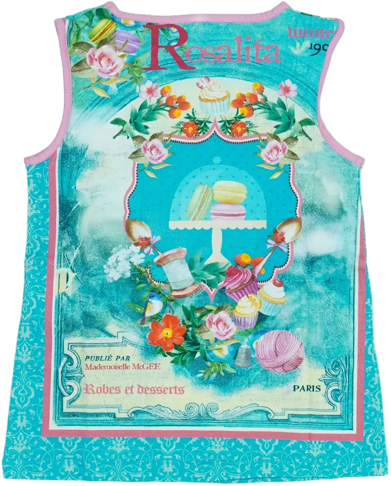 Kék Rosalita Tunika EU 116 / UK 6 év / US 6 év/S