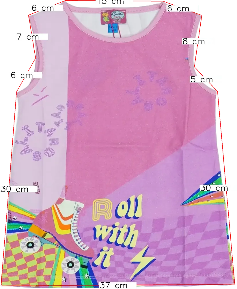 Többszínű Rosalita Tunika EU 116 / UK 6 év / US 6 év/S