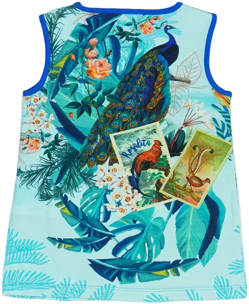 Kék Rosalita Tunika EU 104 / UK 4 év / US 4T/XS