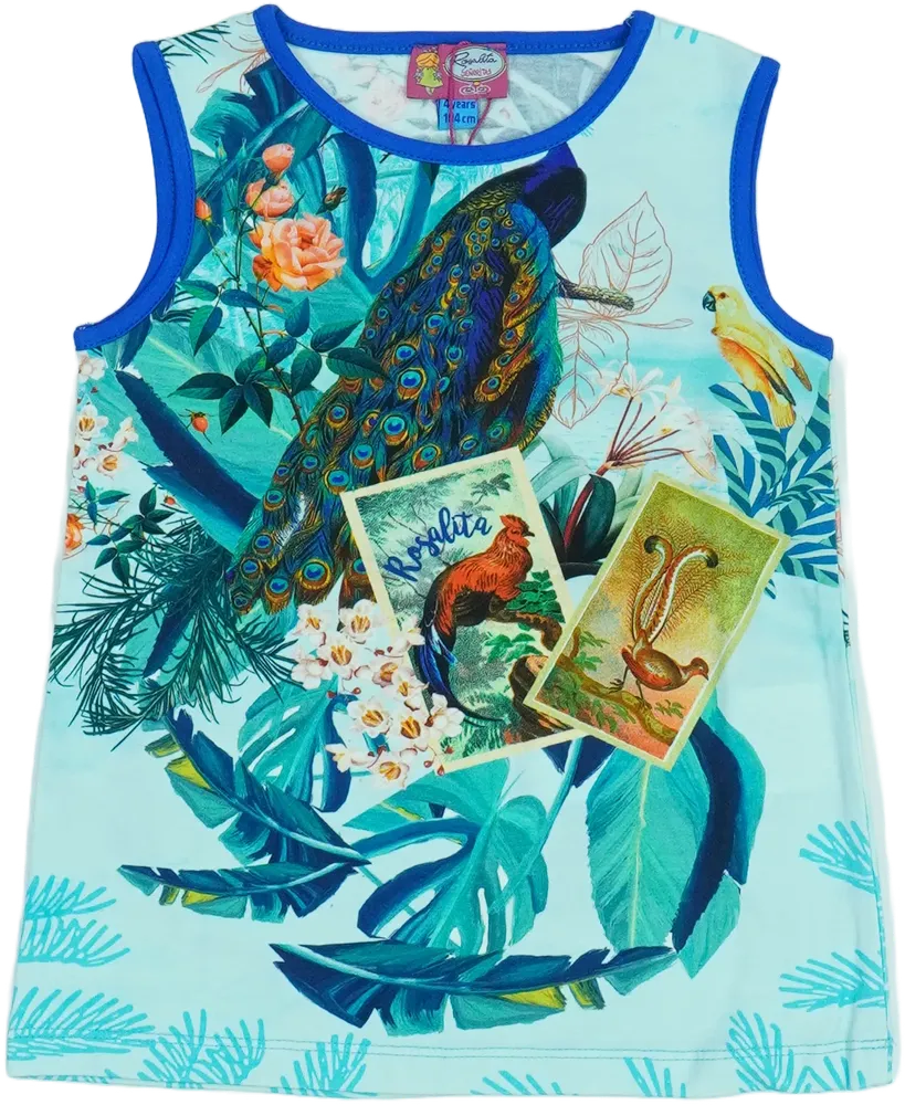 Kék Rosalita Tunika EU 104 / UK 4 év / US 4T/XS