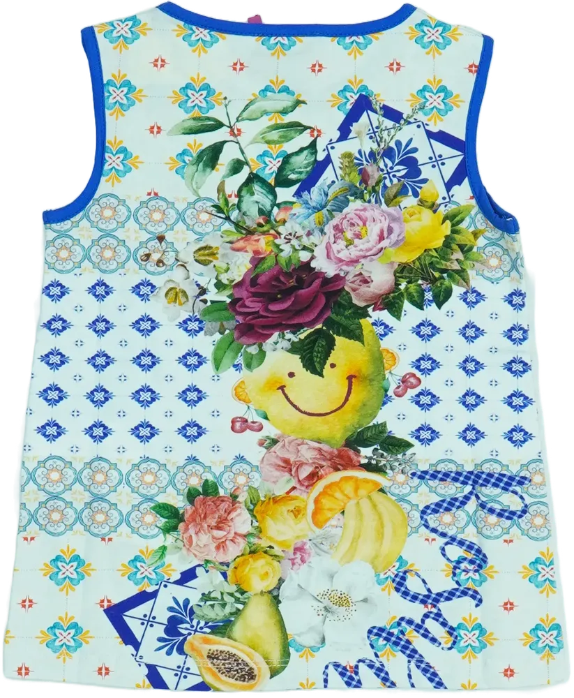 Kék Rosalita Tunika EU 104 / UK 4 év / US 4T/XS