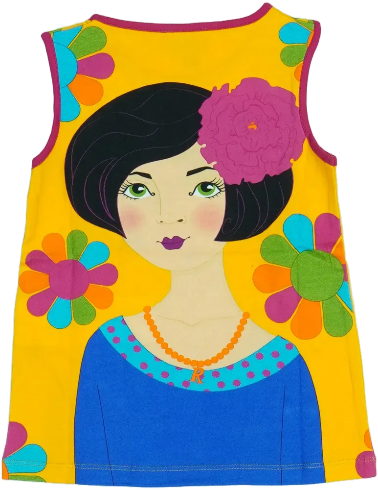 Sárga Rosalita Tunika EU 116 / UK 6 év / US 6 év/S