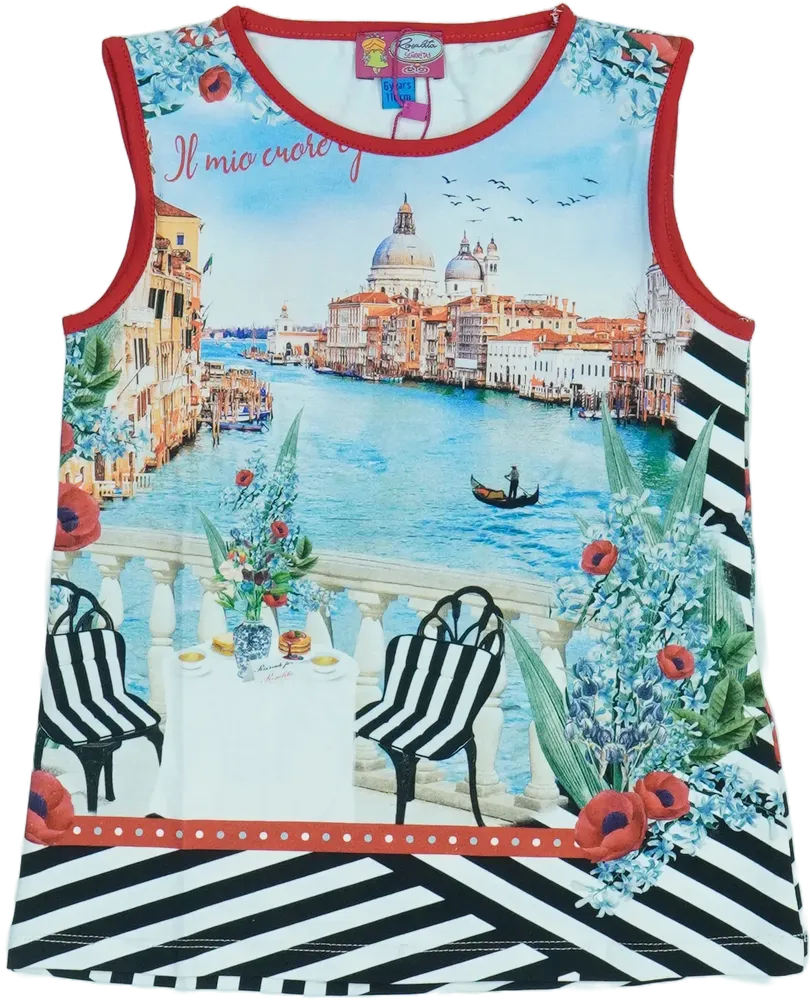 Kék Rosalita Tunika EU 116 / UK 6 év / US 6 év/S