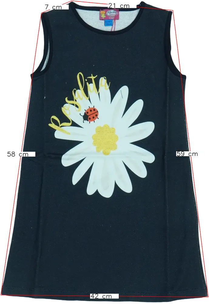 Fekete Rosalita Ruha EU 116 / UK 6 év / US 6 év/S