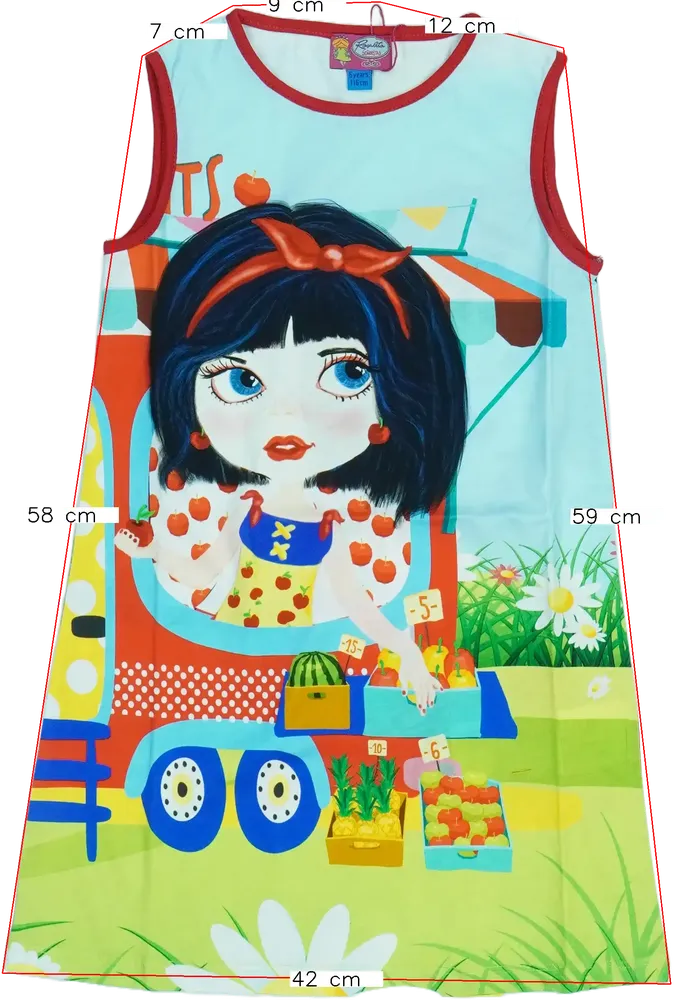 Többszínű Rosalita Ruha EU 116 / UK 6 év / US 6 év/S