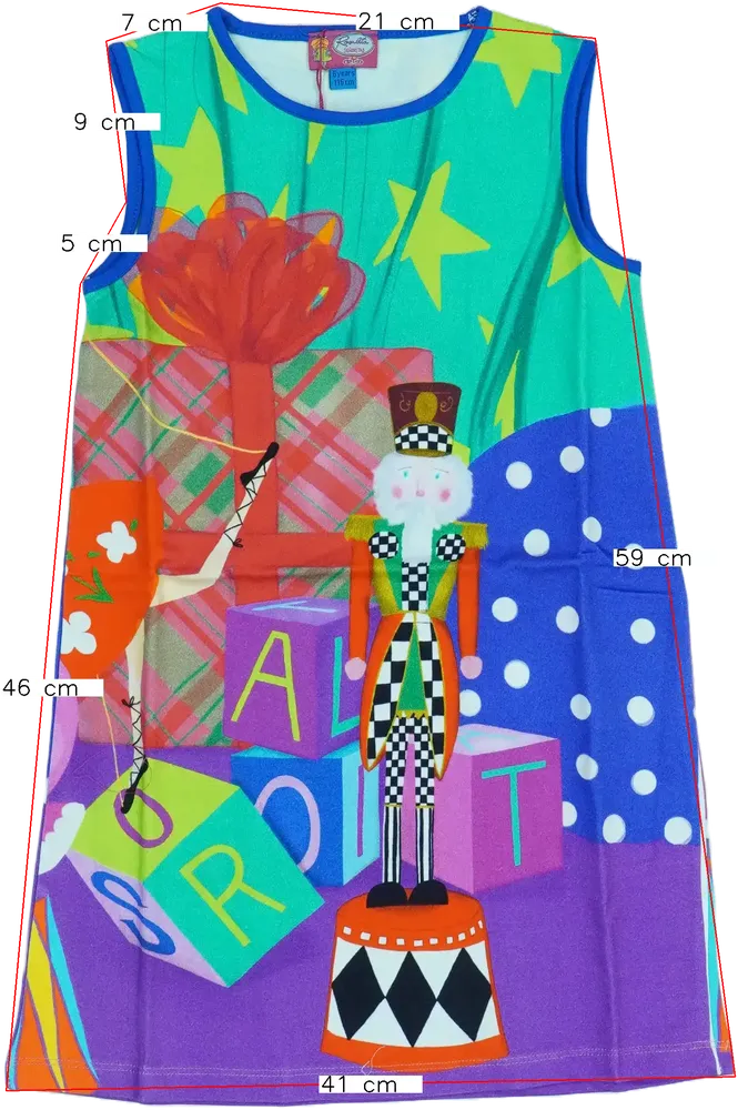 Többszínű Rosalita Ruha EU 116 / UK 6 év / US 6 év/S