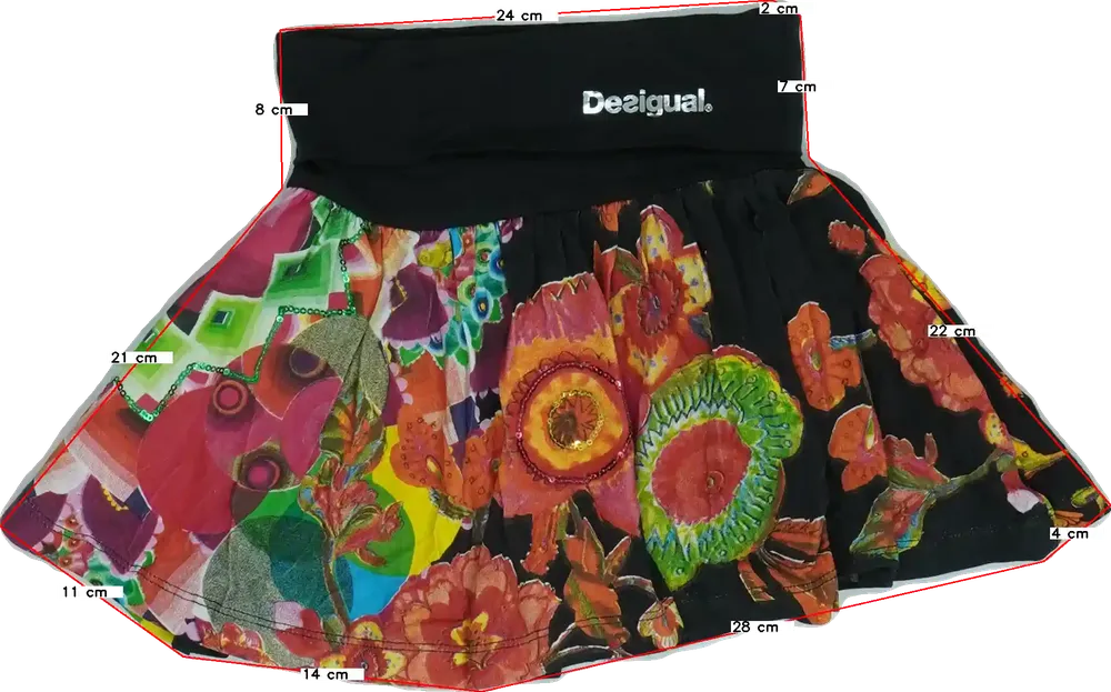 Többszínű Desigual Szoknya EU 116 / UK 6 év / US 6 év/S