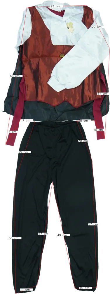 Többszínű Egyéb Jelmez EU 134 / UK 9 év / US 9 év/L