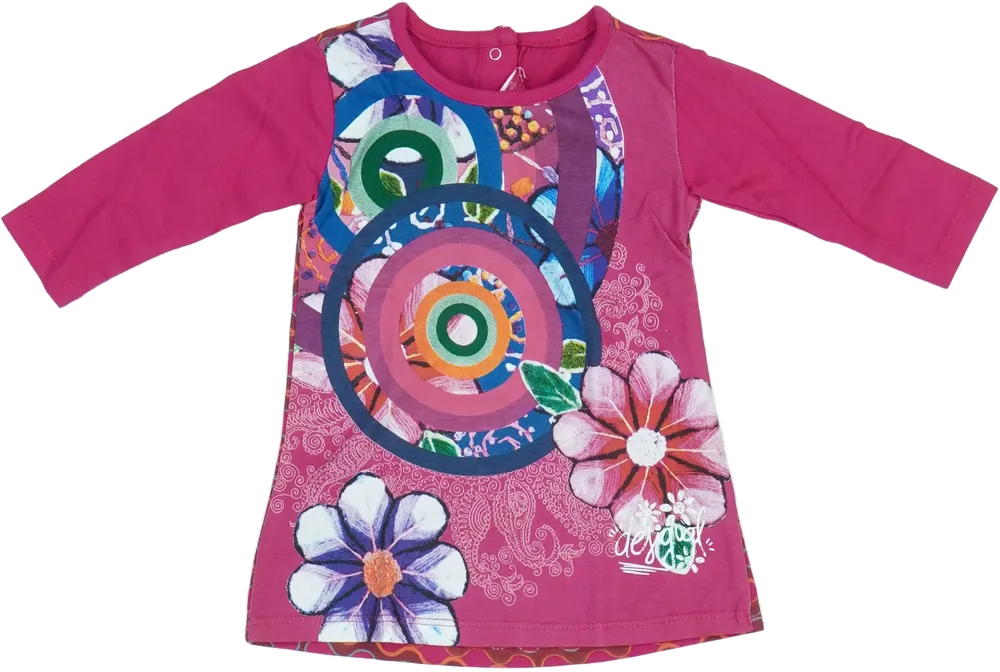 Rózsaszín Desigual Ruha EU 68 / UK 3-6 hónap / US 3-6 hónap