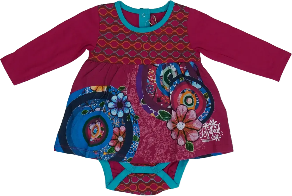 Rózsaszín Desigual Ruha EU 80 / UK 9-12 hónap / US 12 hónap