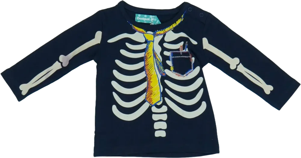 Kék Desigual Hosszú ujjú felső EU 80 / UK 9-12 hónap / US 12 hónap