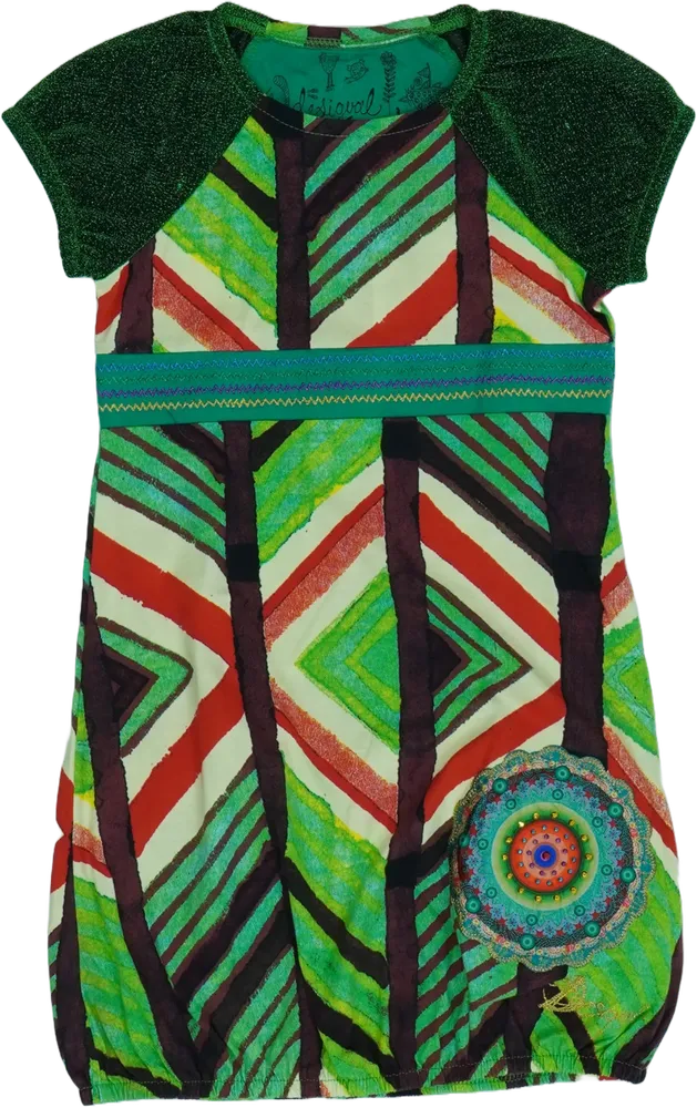 Zöld Desigual Ruha EU 128 / UK 8 év / US 8 év/M