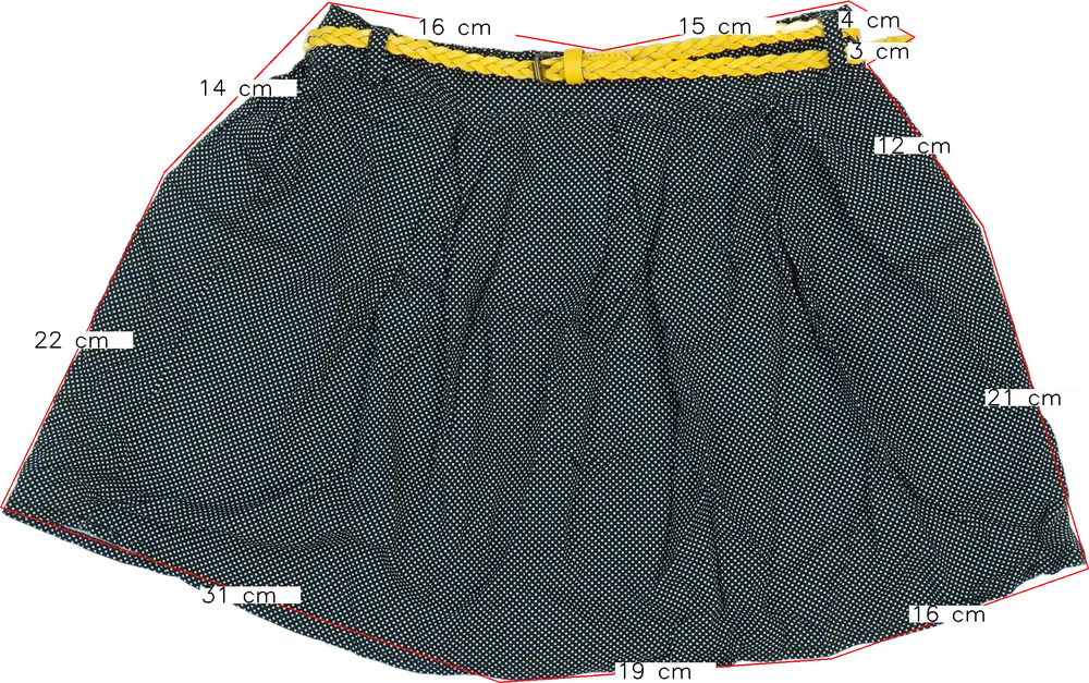 Fekete Boboli Szoknya EU 164 / UK 14 év / US 14 év/XL