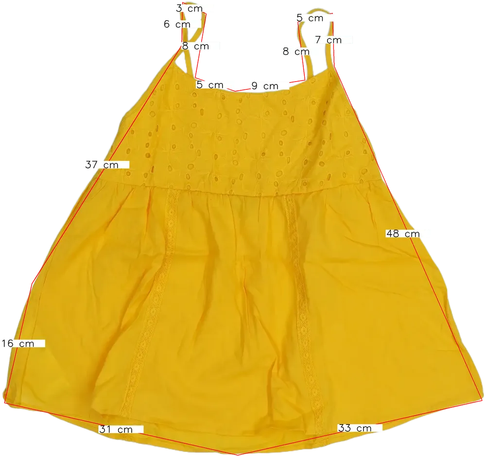 Sárga (narancs) Boboli Tunika EU 164 / UK 14 év / US 14 év/XL