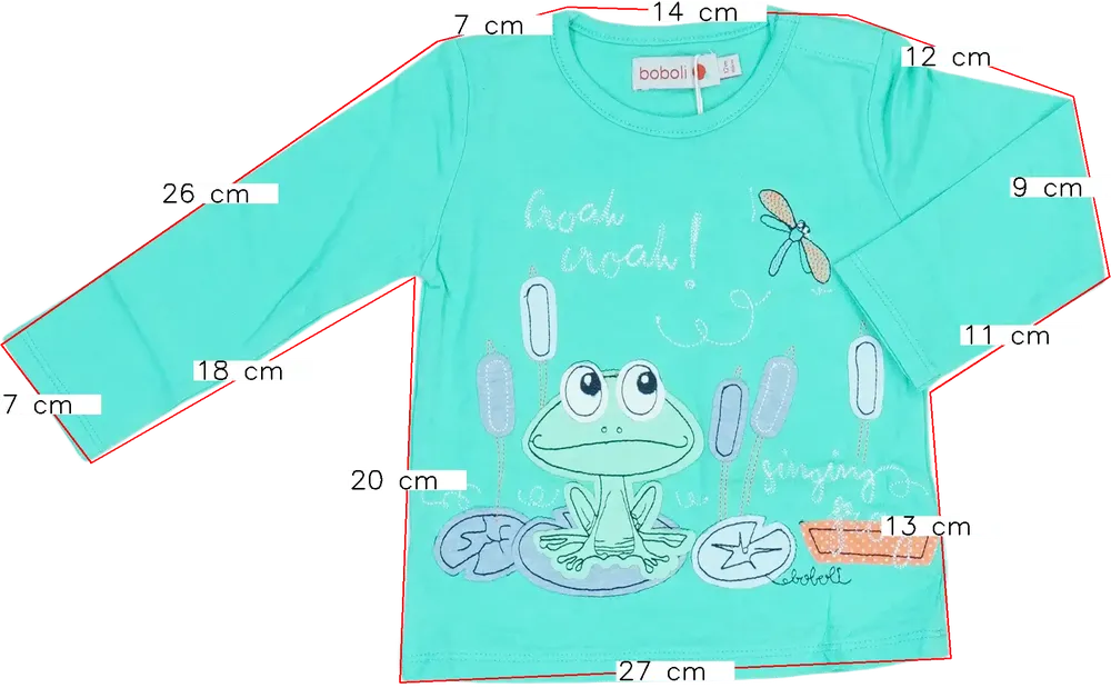 Zöld Boboli Hosszú ujjú felső EU 80 / UK 9-12 hónap / US 12 hónap