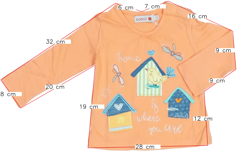 Sárga (narancs) Boboli Hosszú ujjú felső EU 80 / UK 9-12 hónap / US 12 hónap