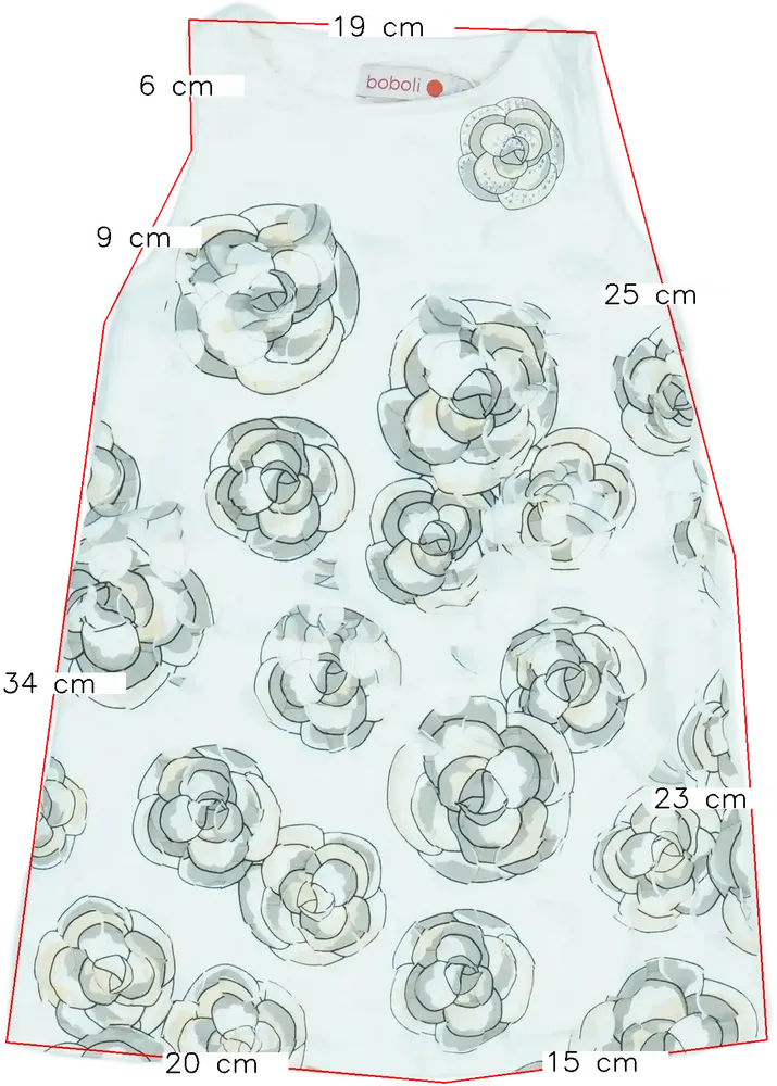 Fehér Boboli Ruha EU 98 / UK 3 év / US 3T