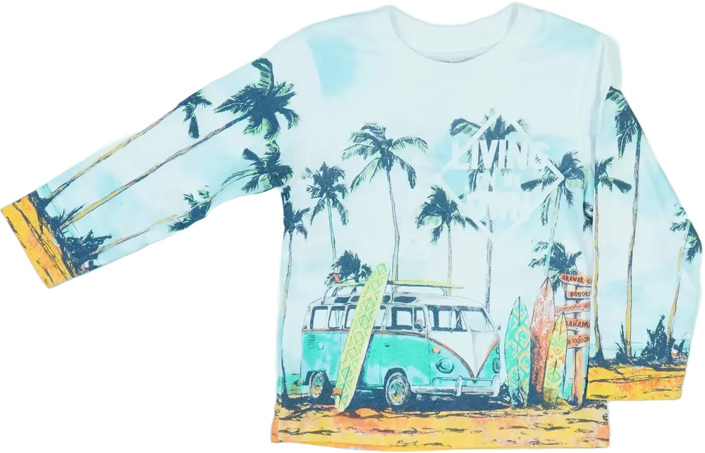 Fehér Boboli Hosszú ujjú felső EU 92 / UK 2 év / US 2T