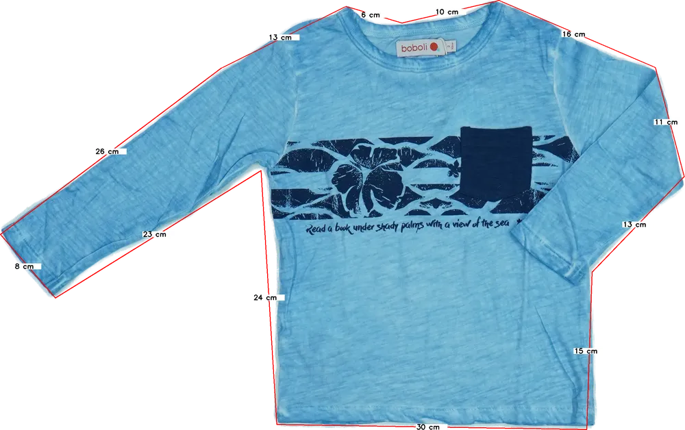 Kék Boboli Hosszú ujjú felső EU 92 / UK 2 év / US 2T