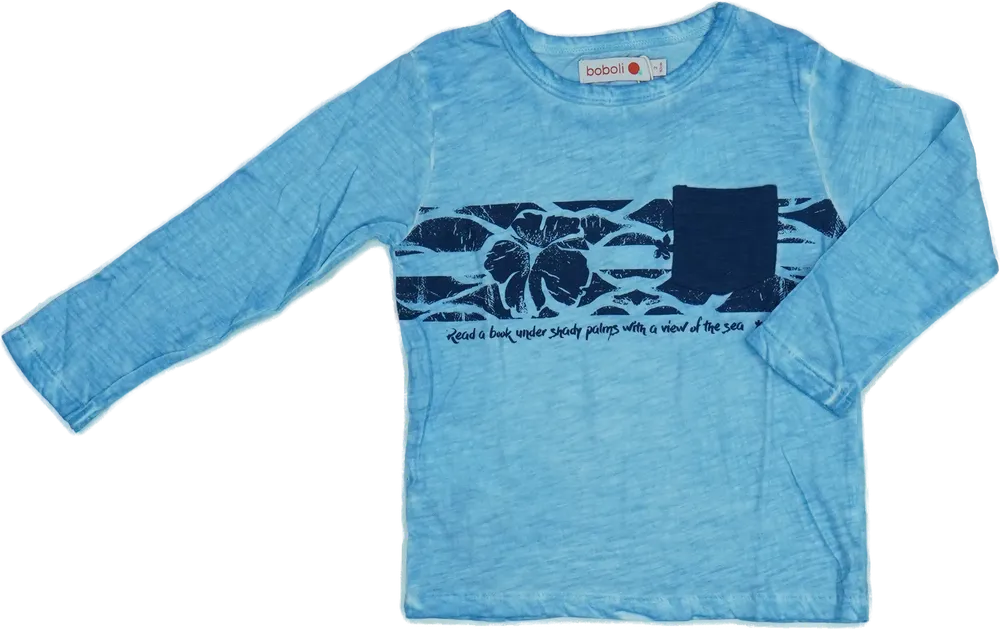 Kék Boboli Hosszú ujjú felső EU 92 / UK 2 év / US 2T