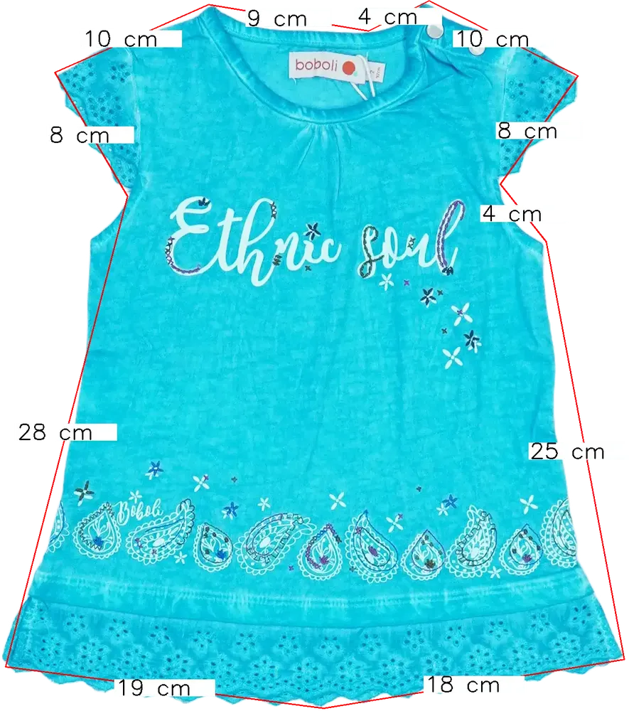 Kék Boboli Ruha EU 92 / UK 2 év / US 2T