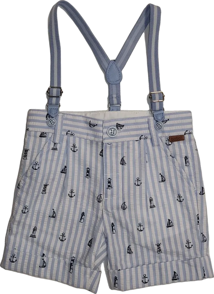 Fehér Boboli Kantáros hosszú / rövidnadrág EU 80 / UK 9-12 hónap / US 12 hónap