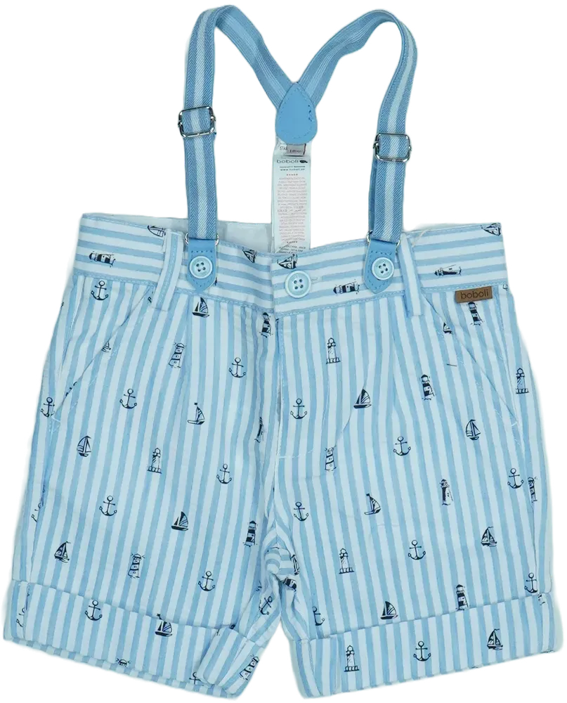 Fehér Boboli Kantáros hosszú / rövidnadrág EU 86 / UK 12-18 hónap / US 18 hónap