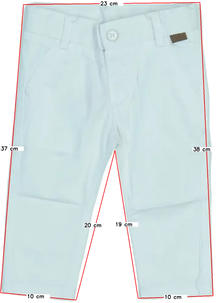 Fehér Boboli Hosszúnadrág EU 74 / UK 6-9 hónap / US 6-9 hónap