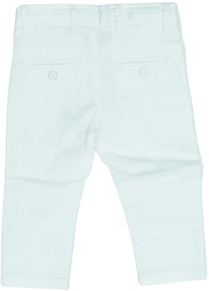 Fehér Boboli Hosszúnadrág EU 80 / UK 9-12 hónap / US 12 hónap