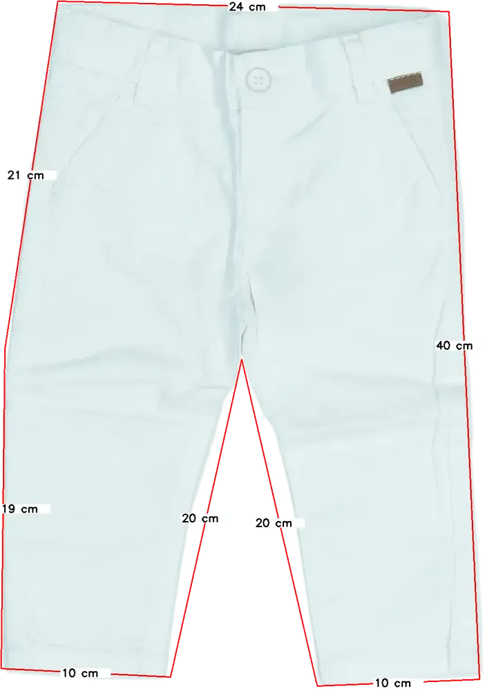 Fehér Boboli Hosszúnadrág EU 80 / UK 9-12 hónap / US 12 hónap