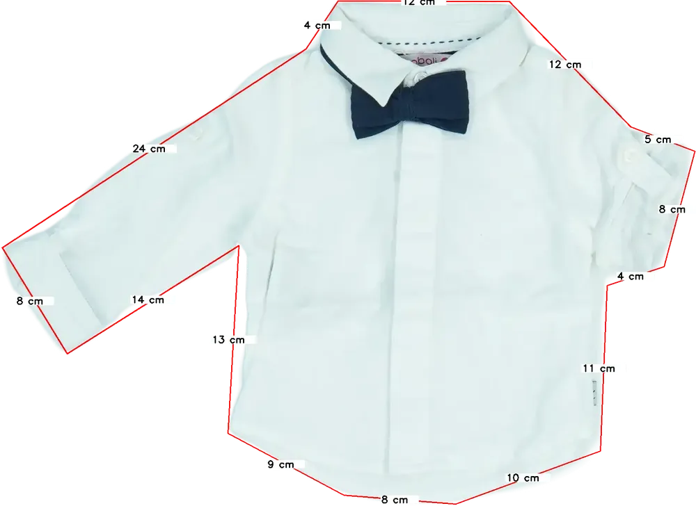 Fehér Boboli Ing EU 68 / UK 3-6 hónap / US 3-6 hónap