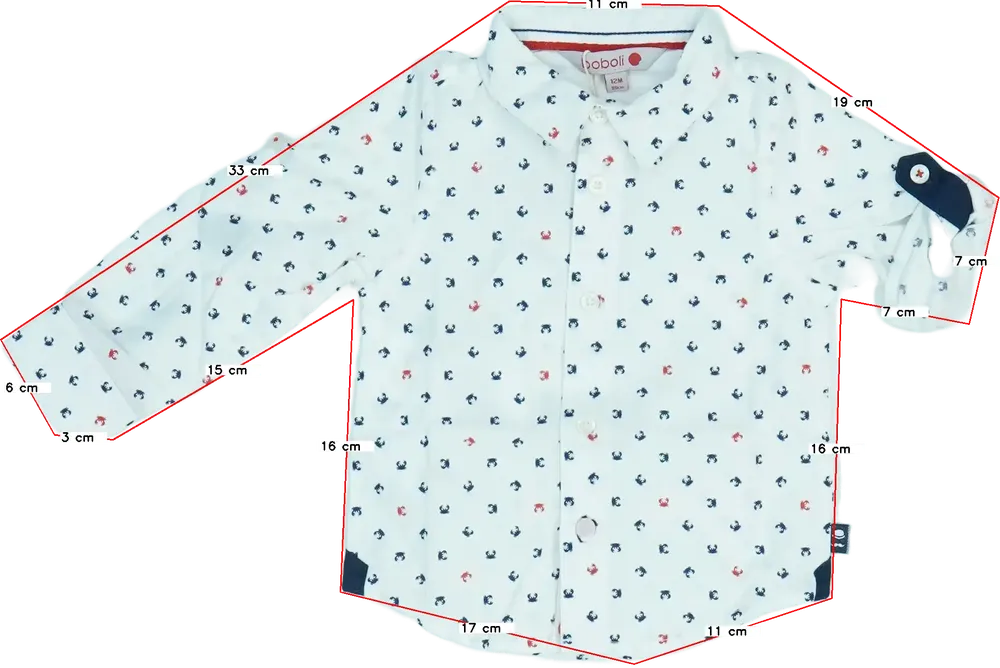 Fehér Boboli Ing EU 80 / UK 9-12 hónap / US 12 hónap