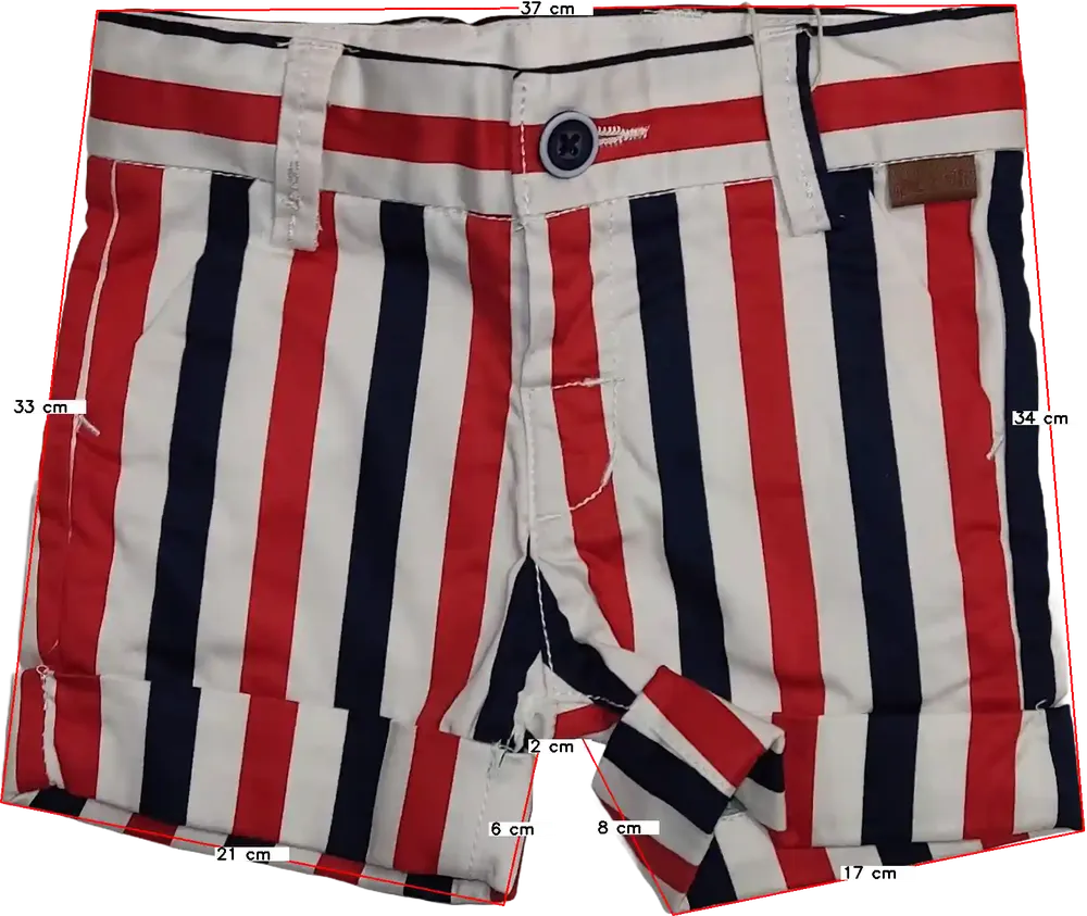 Fehér Boboli Rövidnadrág EU 68 / UK 3-6 hónap / US 3-6 hónap