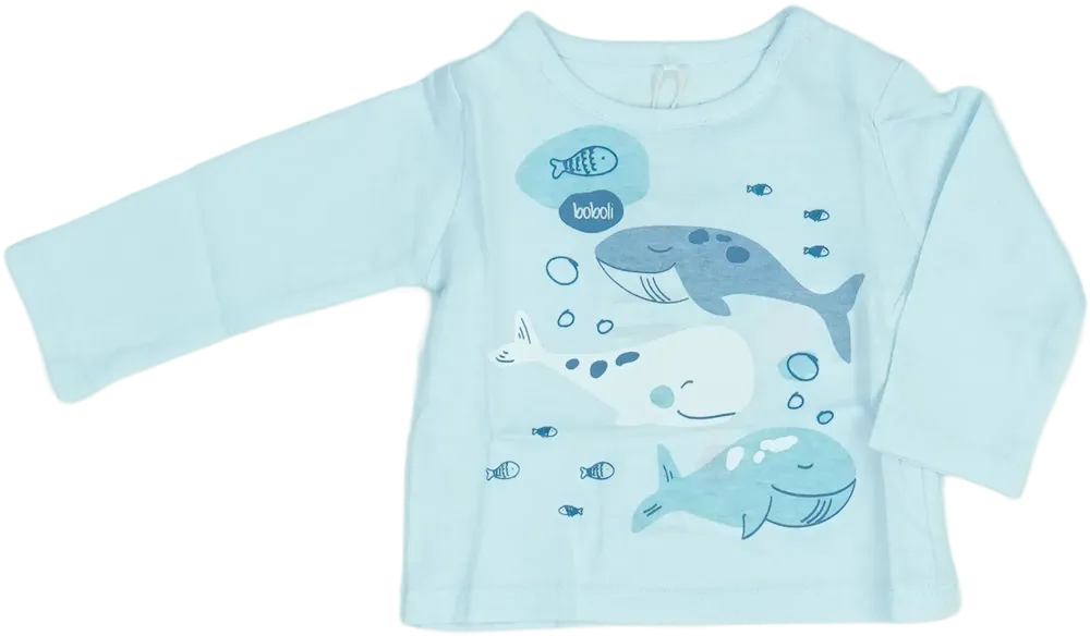 Kék Boboli Hosszú ujjú felső EU 56 / UK Újszülött / US Újszülött