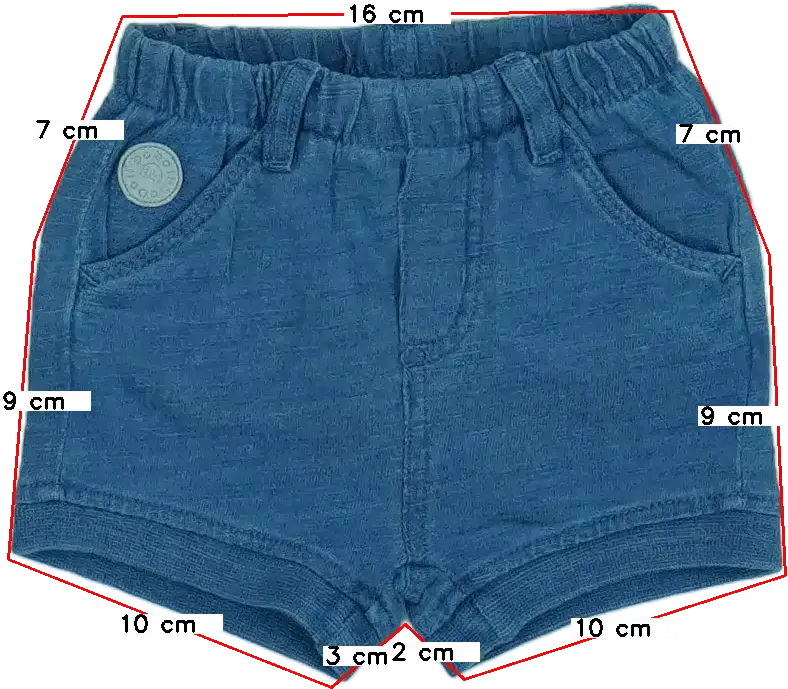 Kék Boboli Rövidnadrág EU 50 / UK Újszülött / US Újszülött