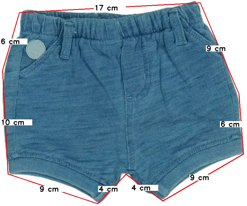 Kék Boboli Rövidnadrág EU 56 / UK Újszülött / US Újszülött