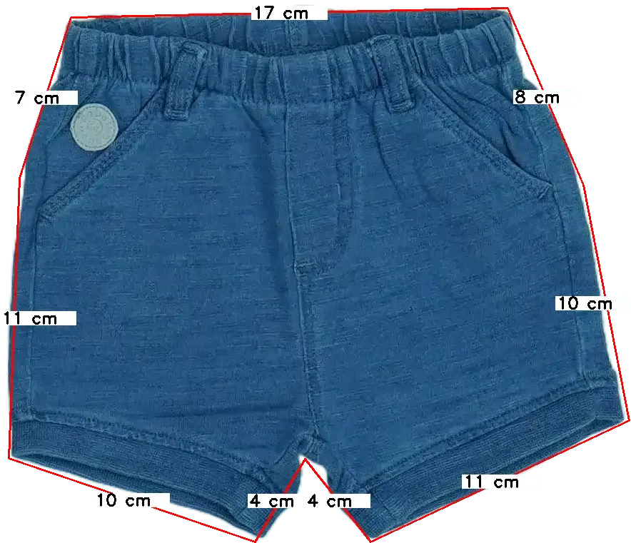 Kék Boboli Rövidnadrág EU 62 / UK 0-3 hónap / US 0-3 hónap